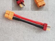 YUKI FEMALE XT60 TO MALE DEANS CONNECTOR 600130